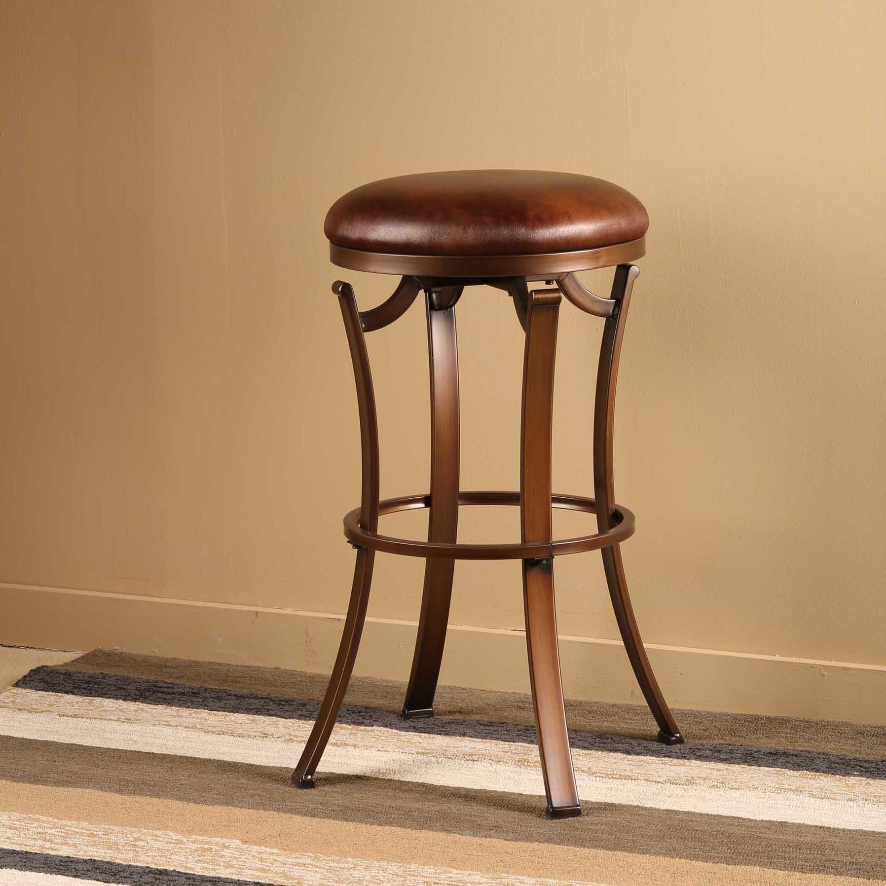 Backless swivel counter shop stools